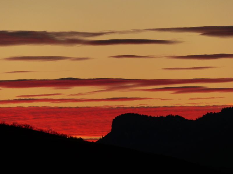 Sunset from Blue Mesa Reservoir