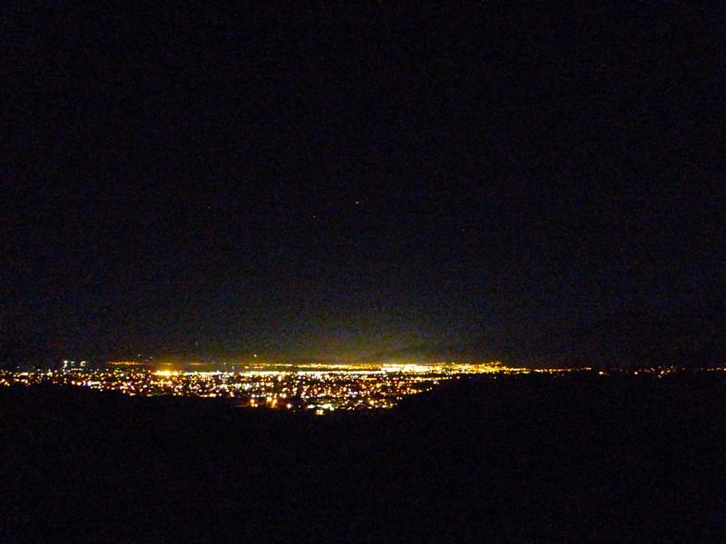 Provo, Utah at night