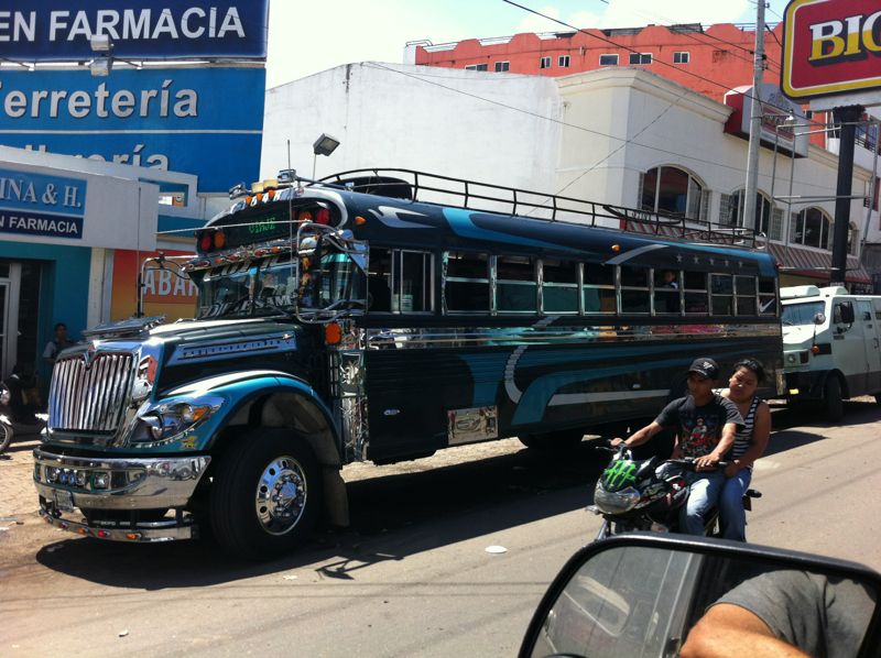 Someone should bring a film crew to Guatemala to document "Pimp my School Bus"