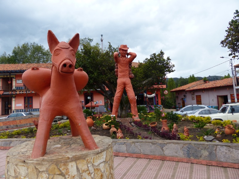 We visited the nearby town of Raquira which is famous for their ceramics
