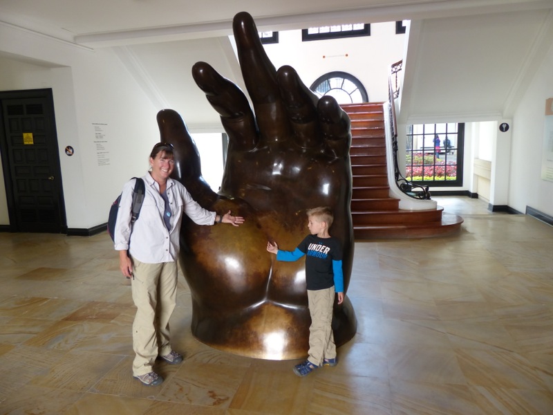 In the afternoon we visited the Fernando Botero museum which houses works of the much-loved Colombian artist.