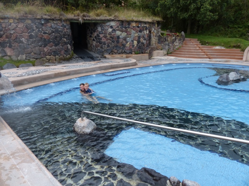 Next it was on to Papallacta, a volcanic area high in the mountains that features lots of hot springs.